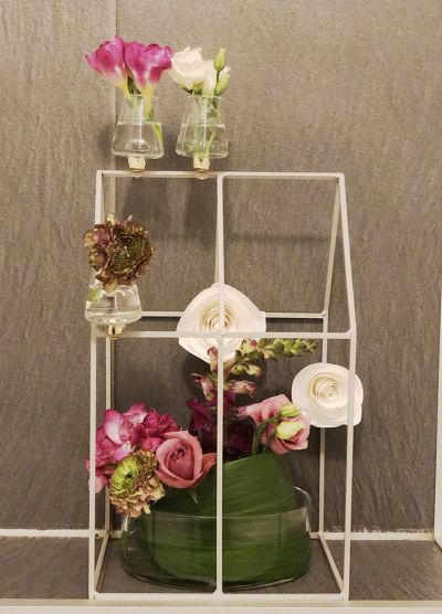 Bauhaus Blüten anders dekoriert