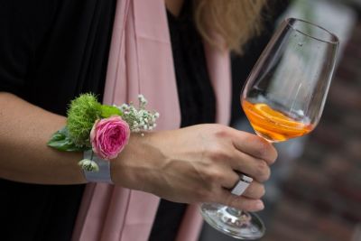 Blumenarmband Abiball