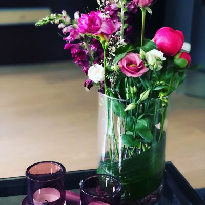 Blumenarrangement Pink Lisianthus