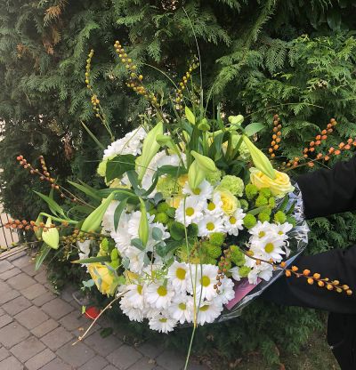Blumenstrauß Goldhochzeit