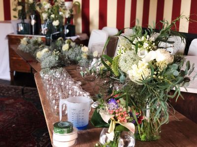 Hochzeitsvorbereitungen Blumen