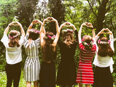 Konfirmation Kranzbinden