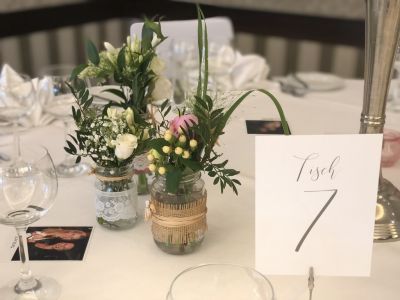 Wedding Tischdeko Hochzeitsschmuck Tisch